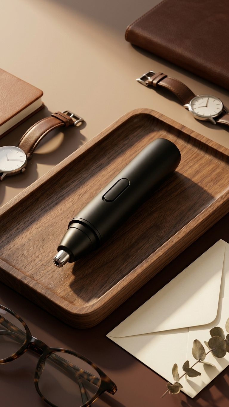 Harel GroomEdge — Painless Electric Nose & Ear Hair Trimmer for Men & Women