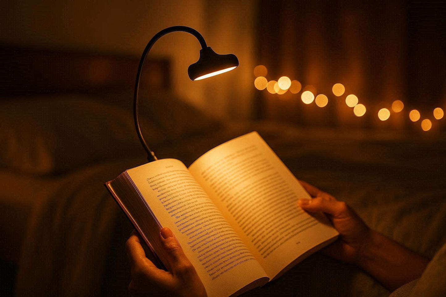 Harel LumiClip — Rechargeable Clip-On Book Light, Eye-Care LED for Night Reading
