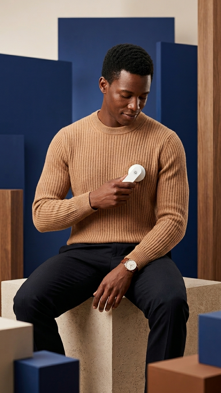 Harel FabricRevive Pro — USB-C Rechargeable Lint Shaver & Pilling Remover