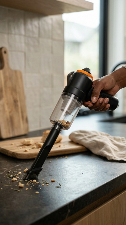 Harel DustBuster X — Powerful Cordless Handheld Vacuum for Home & Car