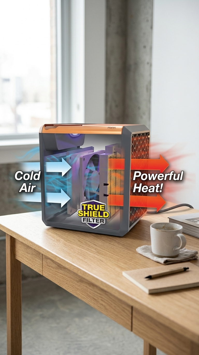 Harel HeatFlow Pro 1500W Space Heater
